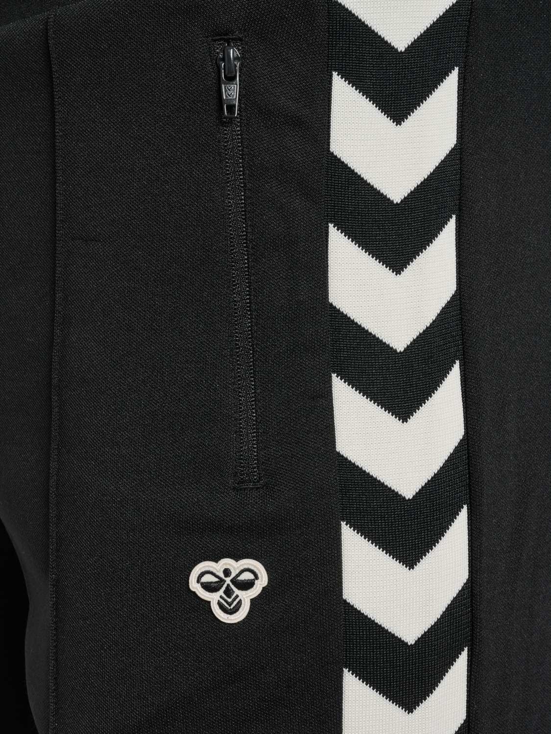 hmlARCHIVE REGULAR POLY PANTS, BLACK, packshot