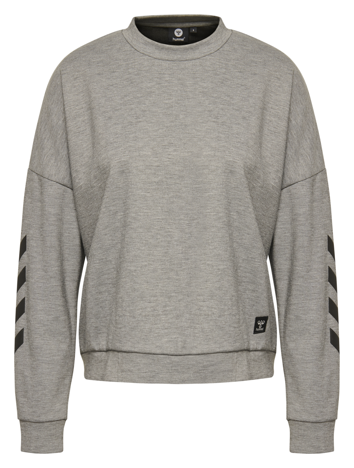 hmlESSI SWEATSHIRT, GREY MELANGE, packshot