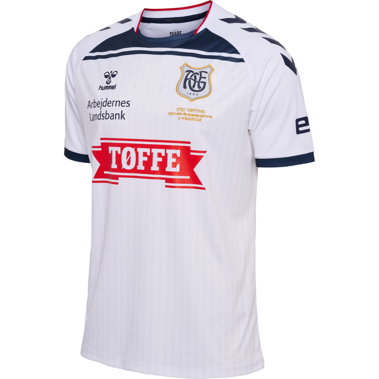 AGF LEGEND JERSEY SS 22, WHITE W/LOGO, packshot