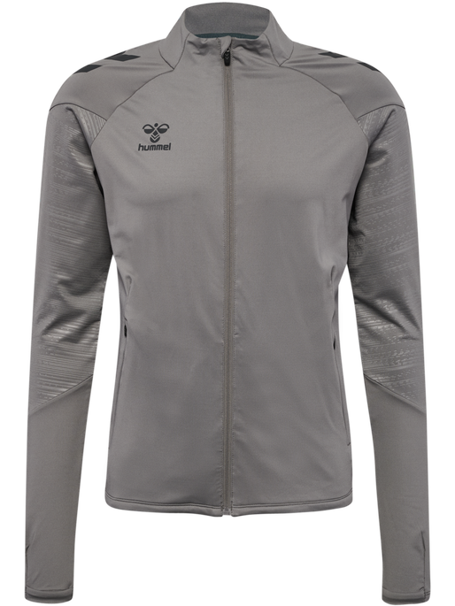 hmlPRO TRAINING ZIP JACKET, STEEL GRAY, packshot