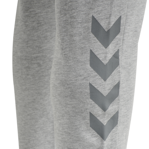 hmlLEGACY TAPERED PANTS, GREY MELANGE, packshot