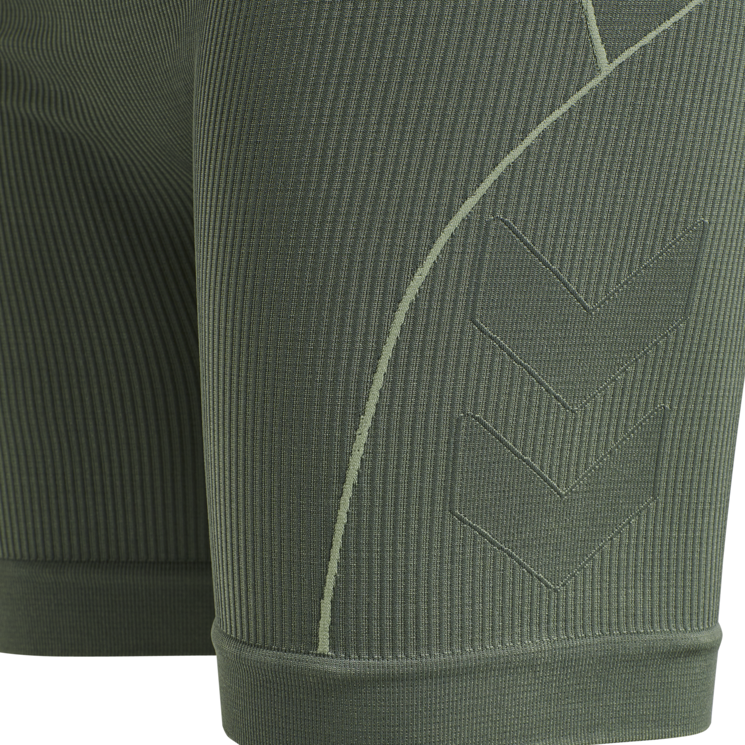 hmlTE CHRISTEL SEAMLESS SHORTS, LILY PAD/ LAUREL WREATH MELANGE, packshot