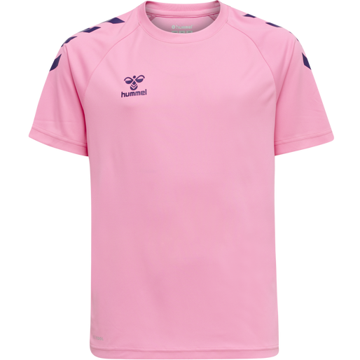 hmlCORE XK CORE POLY TEE S/S KIDS, COTTON CANDY hmlCORE XK CORE POLY TEE S/S KIDS, COTTON CANDY, packshot