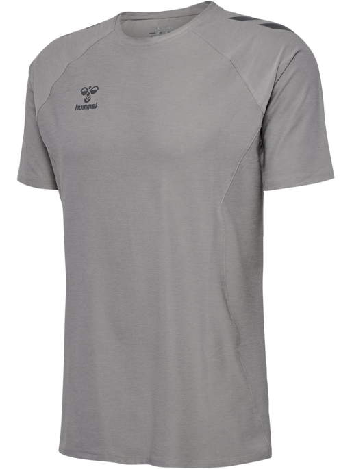 hmlCIMA 2.0 JERSEY S/S, ALLOY MELANGE, packshot
