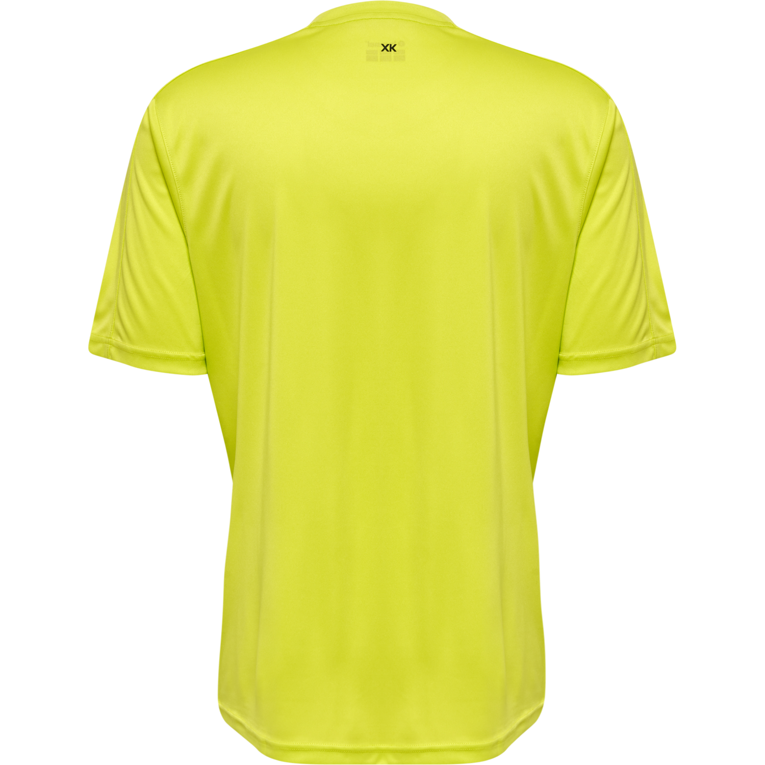 hmlCORE XK STRIPED JERSEY S/S, LIME POPSICLE/BLACK, packshot