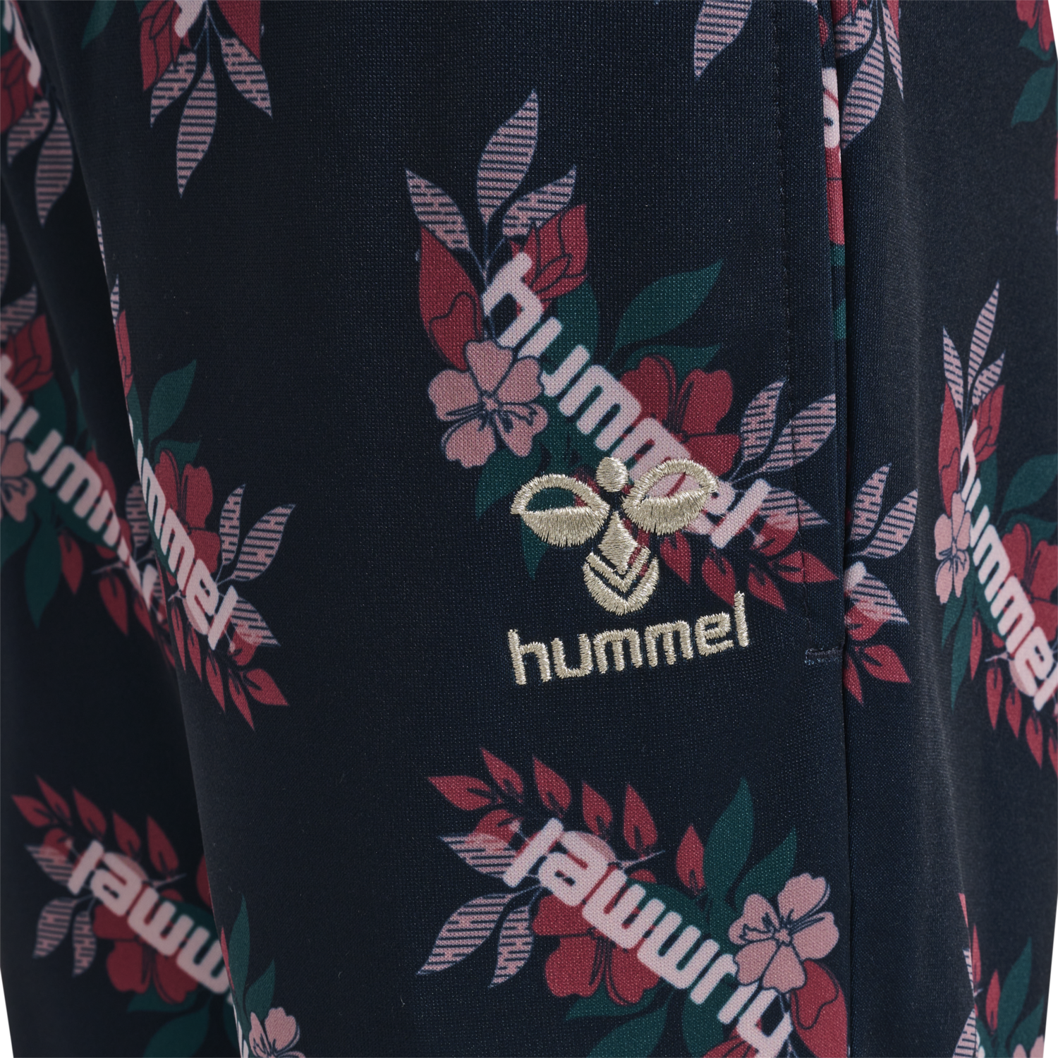 hmlRILEY PANTS, BLACK IRIS, packshot