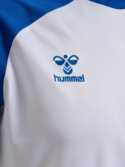 hmlMATCH LEAGUE JERSEY S/S, WHITE/TRUE BLUE, packshot