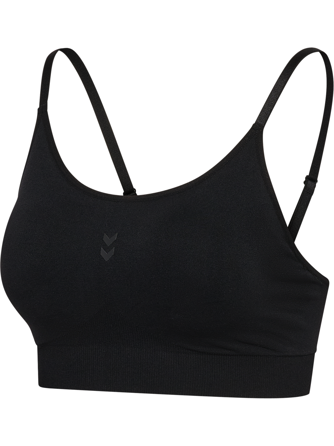 hmlFLOW PADDED BRA, BLACK, packshot