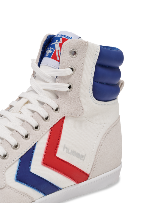 HUMMEL SLIMMER STADIL HIGH, WHITE/BLUE/RED/GUM HUMMEL SLIMMER STADIL HIGH, WHITE/BLUE/RED/GUM, packshot