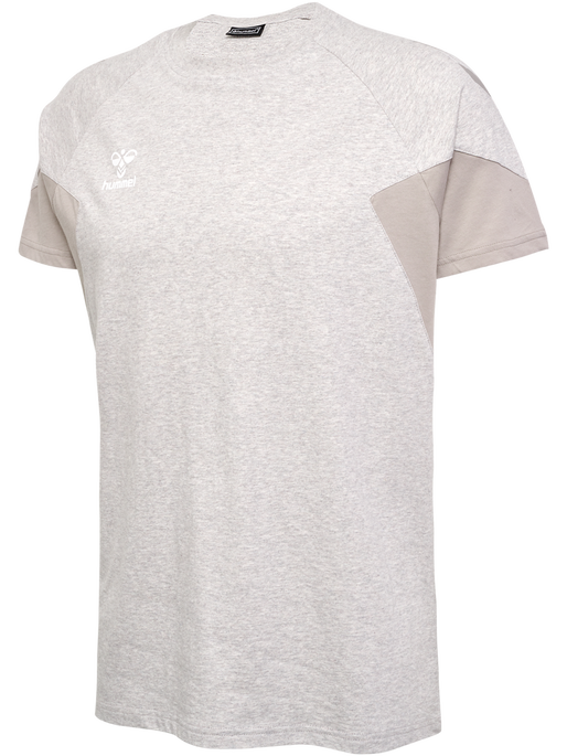 hmlTRAVEL T-SHIRT S/S, LIGHT GREY MELANGE hmlTRAVEL T-SHIRT S/S, LIGHT GREY MELANGE, packshot