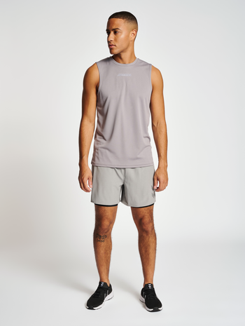 hmlTE FLEX TANKTOP, SHARKSKIN, model