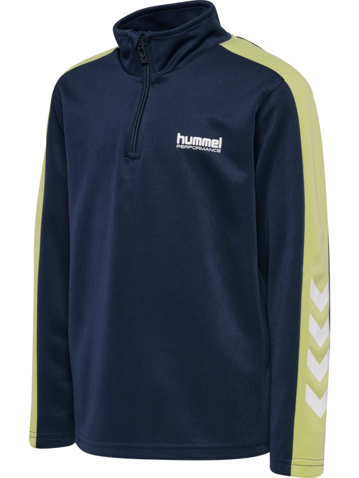 hmlJR GOAL HALFZIP, DRESS BLUES hmlJR GOAL HALFZIP, DRESS BLUES, packshot
