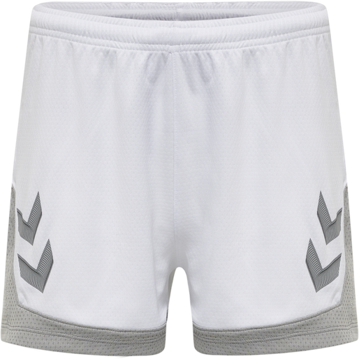 hmlLEAD WOMENS POLY SHORTS, WHITE, packshot