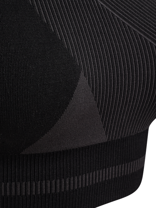 hmlUNITY SEAMLESS BRA, BLACKENED PEARL, packshot