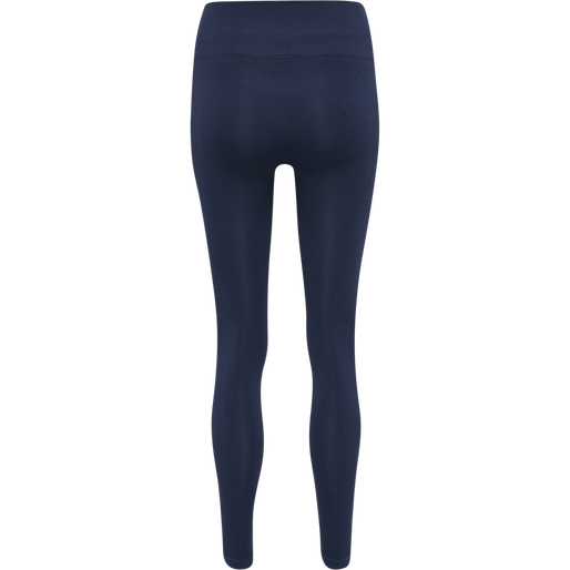 hmlTIF SEAMLESS HIGH WAIST TIGHTS, BLACK IRIS, packshot