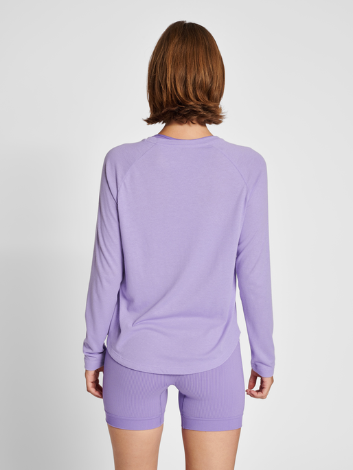 hmlMT VANJA T-SHIRT L/S, LAVENDER, model