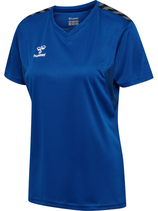 hmlAUTHENTIC PL JERSEY S/S WOMAN, TRUE BLUE, packshot