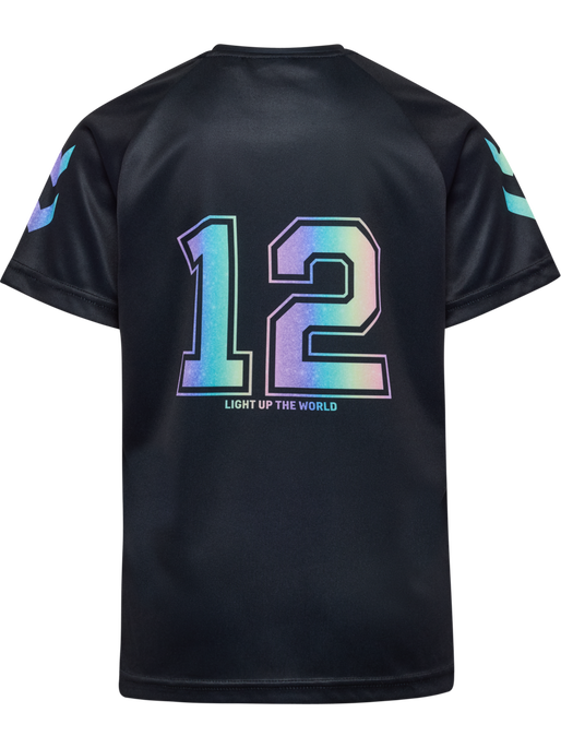 hmlSHIMMER T-SHIRT S/S, BLACK hmlSHIMMER T-SHIRT S/S, BLACK, packshot