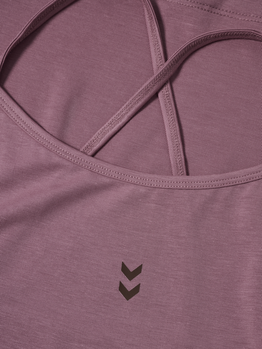 hmlYOGA SOFT W STRAP TOP, WISTFUL MAUVE, packshot