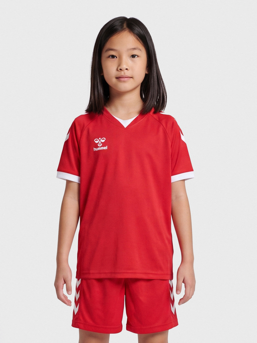 hmlCORE VOLLEY TEE KIDS, TRUE RED, model