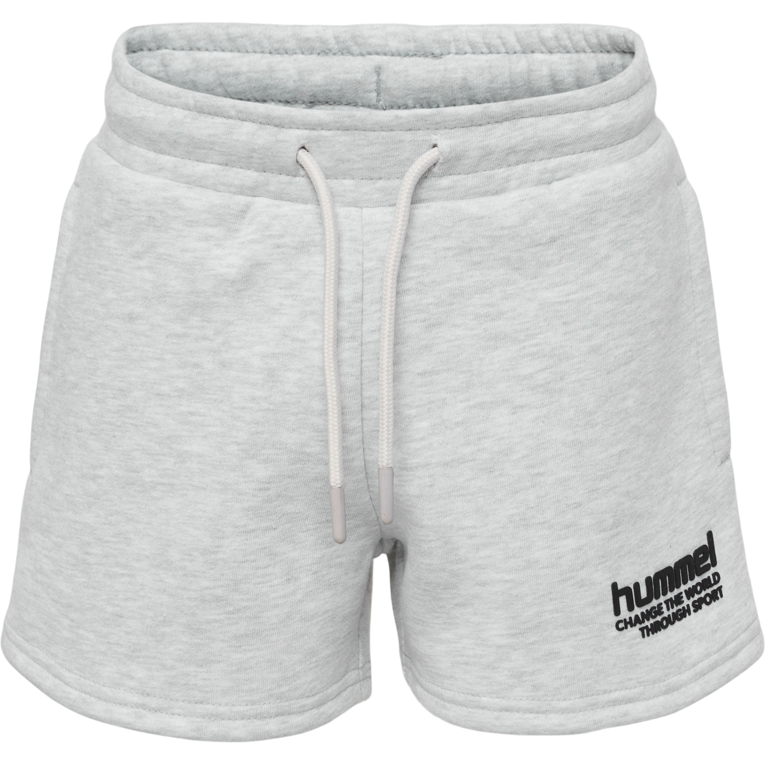 hmlPURE SHORTS, ULTRA LIGHT GREY MELANGE, packshot