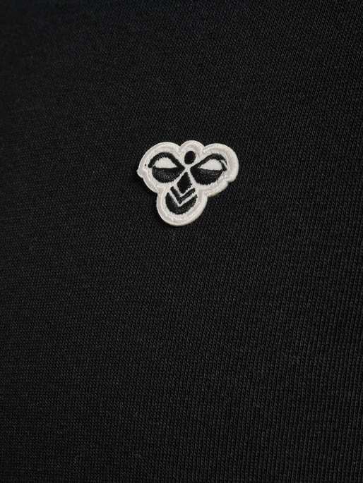 hmlLOOSE HOODIE BEE, BLACK, packshot