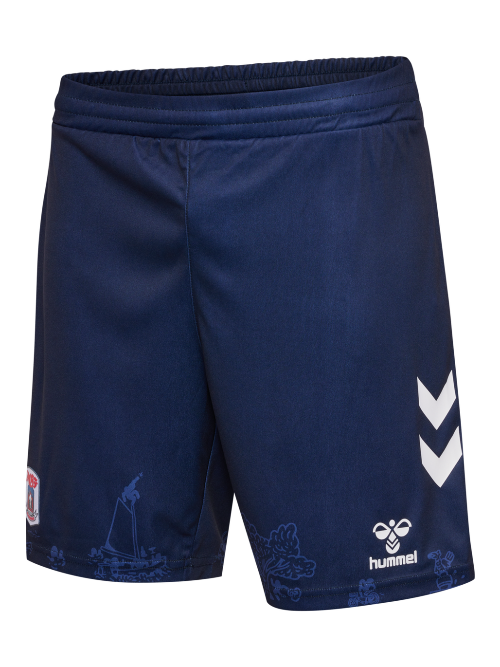 hummel AGF 23 24 AWAY SHORTS KIDS hummelsport