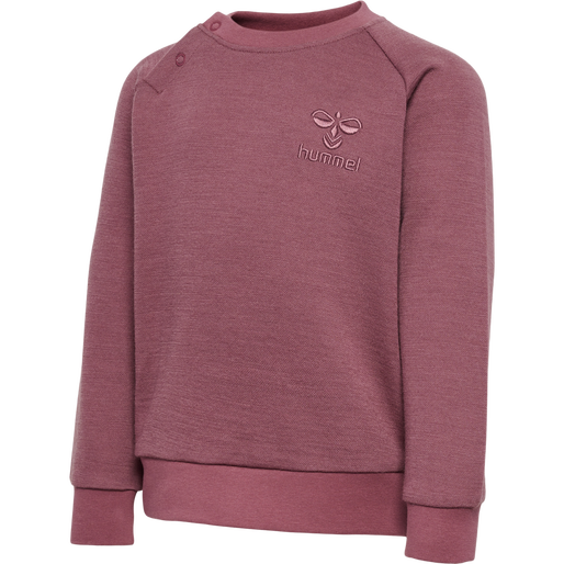 hmlWULBATO SWEATSHIRT, ROSE BROWN, packshot