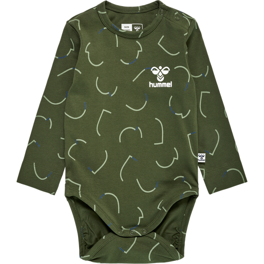 hmlOBI BODY L/S, OLIVE NIGHT, packshot