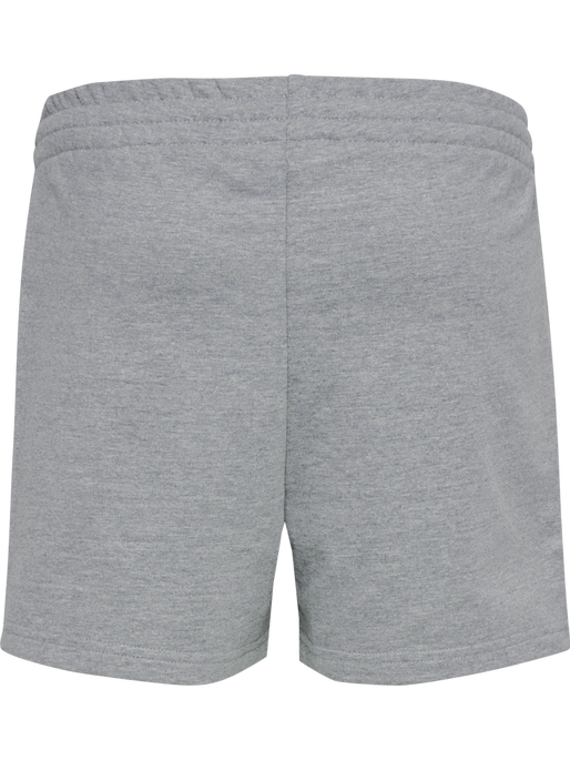hmlGO 2.0 SWEATSHORTS KIDS, GREY MELANGE, packshot