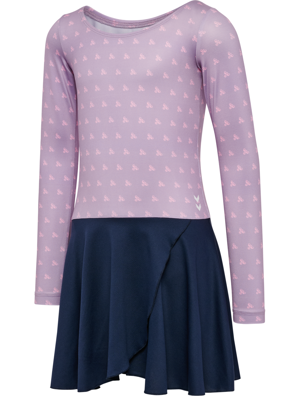 hmlJR MIX GYMSUIT L/S, LAVENDER MIST, packshot