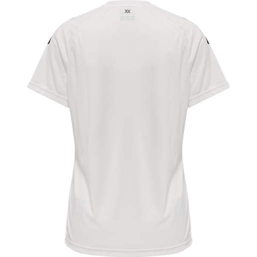 hmlCORE XK CORE POLY TEE  S/S WOMAN, WHITE hmlCORE XK CORE POLY TEE  S/S WOMAN, WHITE, packshot