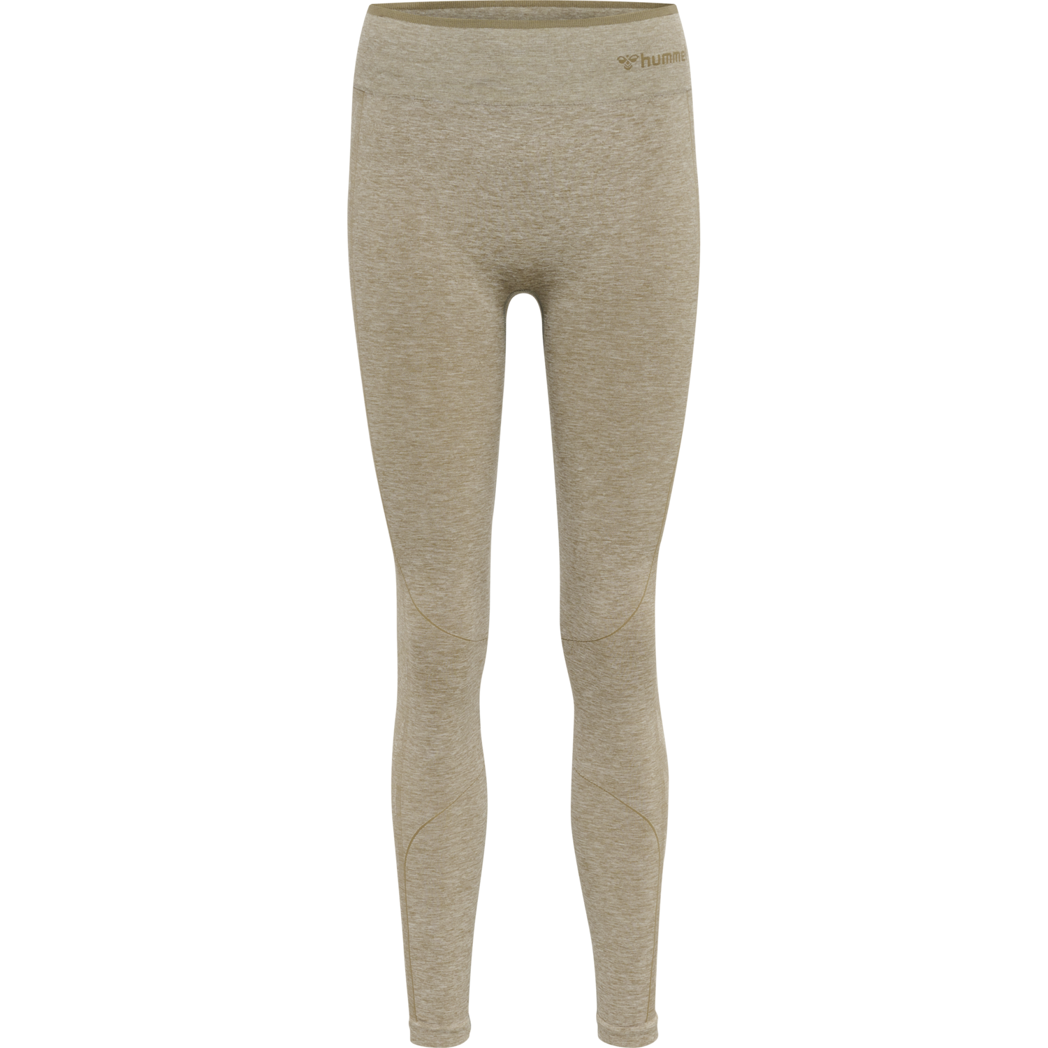 hmlMT UNA SEAMLESS MID WAIST TIGHTS, VETIVER MELANGE, packshot