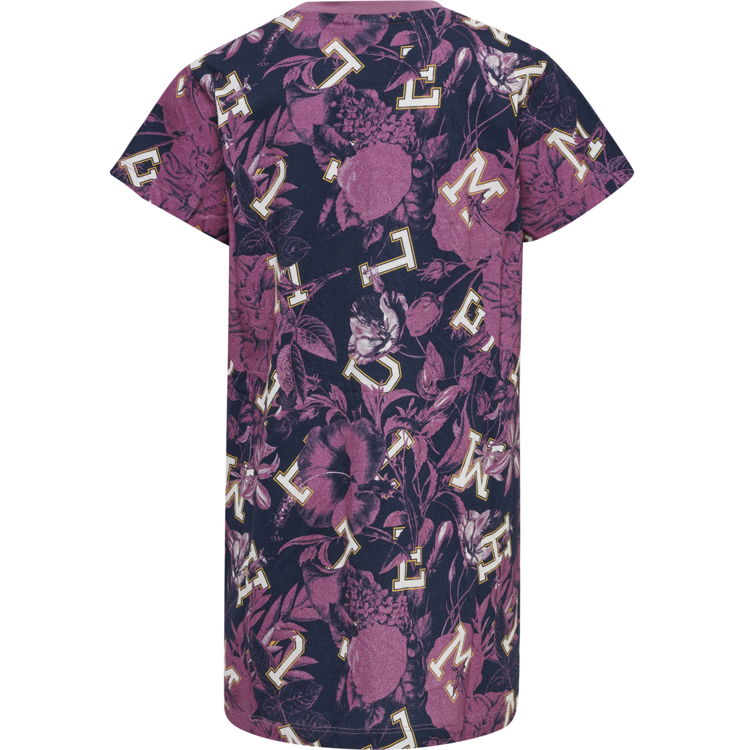 hmlDRAMA T-SHIRT DRESS S/S, BORDEAUX, packshot