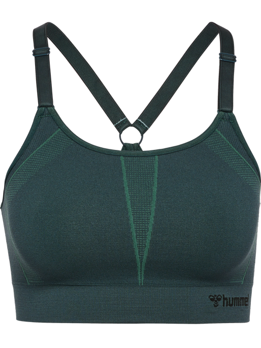 hmlMT POWER SEAMLESS SPORTS BRA, GREEN GABLES, packshot