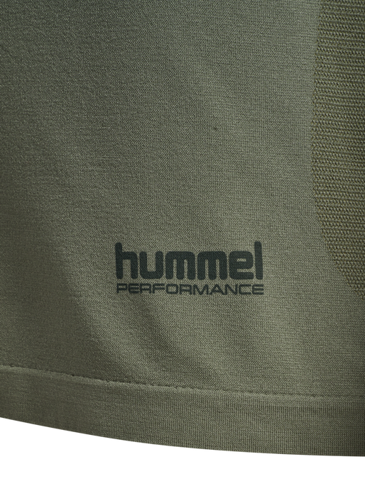 hmlHIIT SEAMLESS T-SHIRT S/S, DEEP LICHEN GREEN, packshot