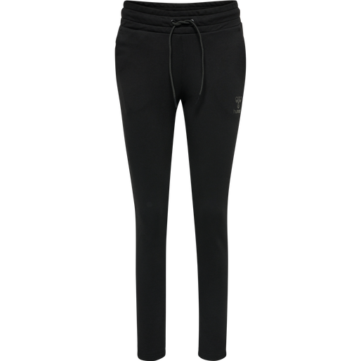hmlNONI 2.0 TAPERED PANTS, BLACK, packshot