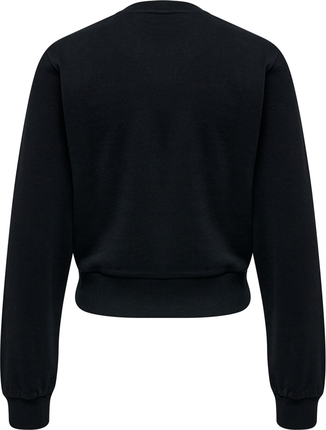 hmlLGC SHAI SHORT SWEATSHIRT, BLACK, packshot