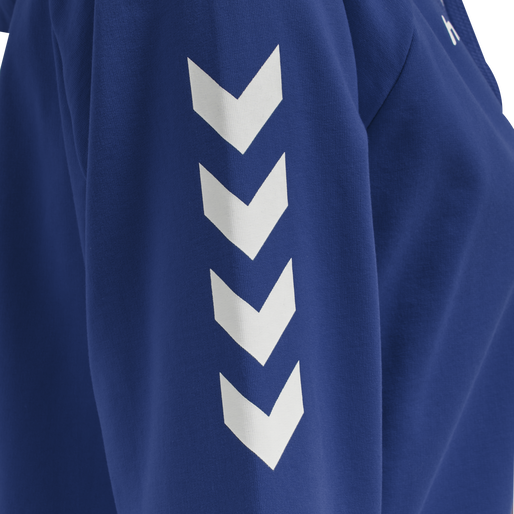 HMLGO COTTON HOODIE WOMAN, TRUE BLUE, packshot