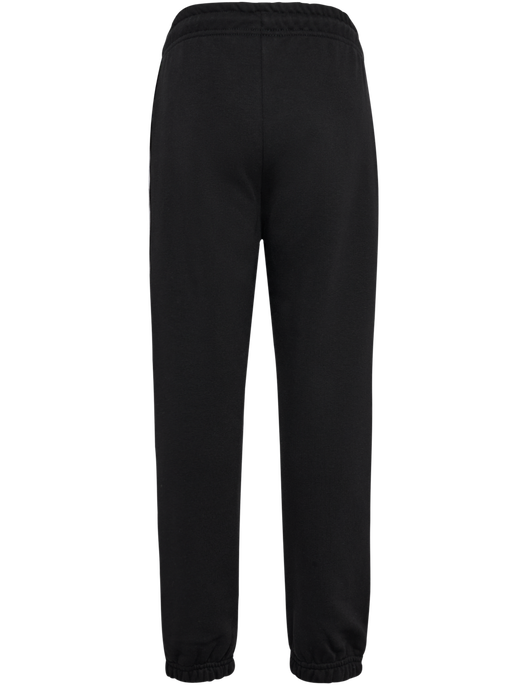 hmlJR LOOSE SWEATPANT PIPING, BLACK hmlJR LOOSE SWEATPANT PIPING, BLACK, packshot