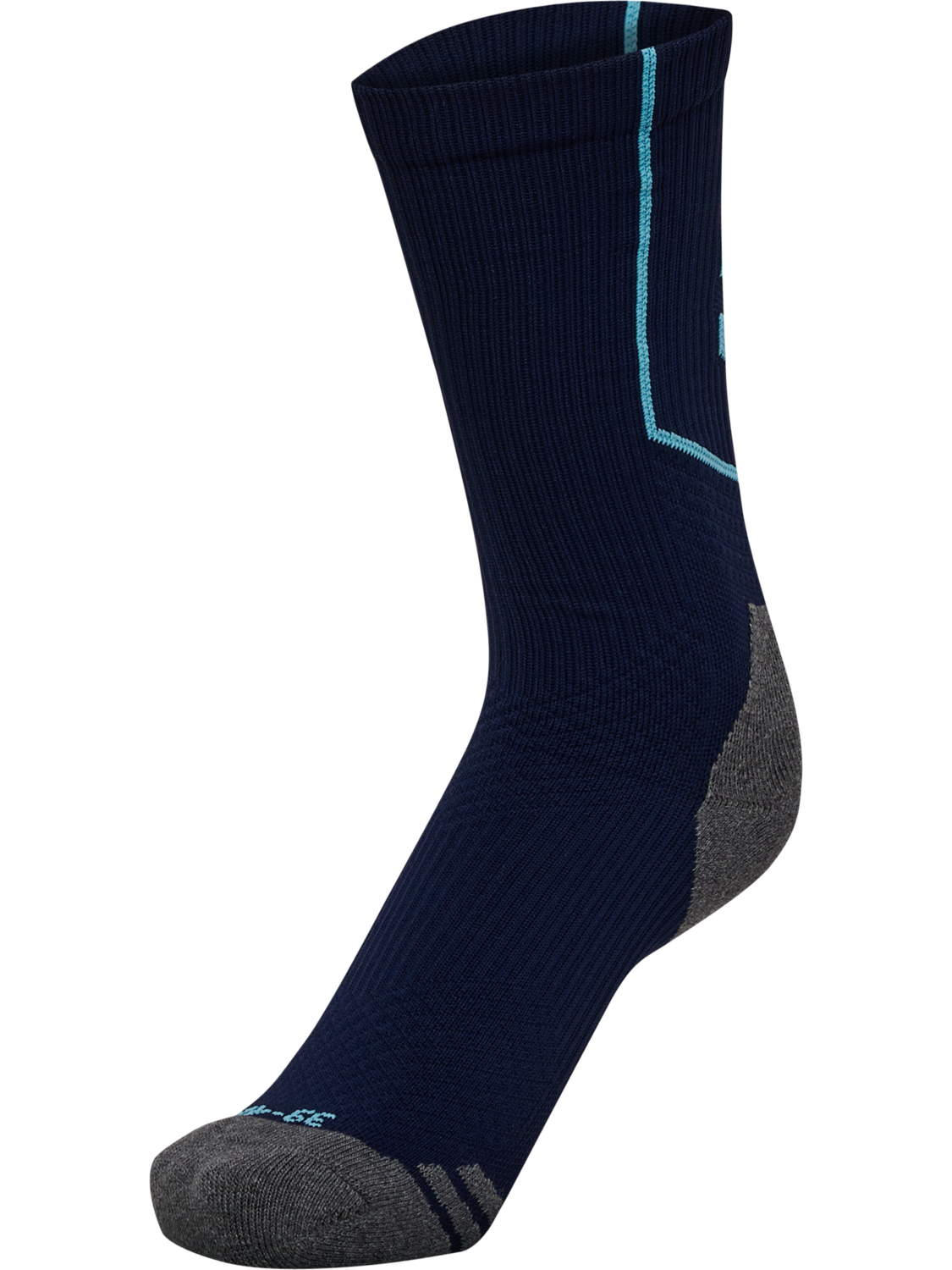 hmlPRO TRAINING SOCKS LOW NEON, MARINE/BLUE FISH, packshot