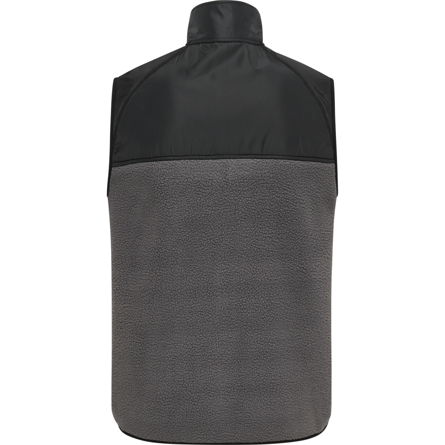 hmlLGC CHARLEY FLEECE WAISTCOAT, BLACKENED PEARL, packshot