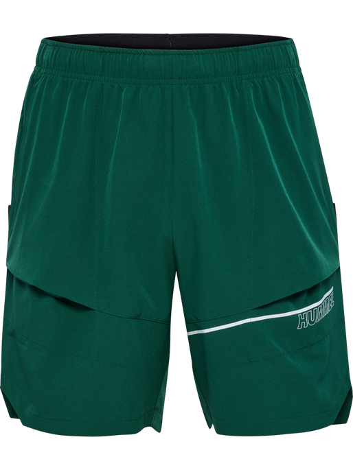 hmlCOURT POCKET SHORTS, RAIN FOREST, packshot