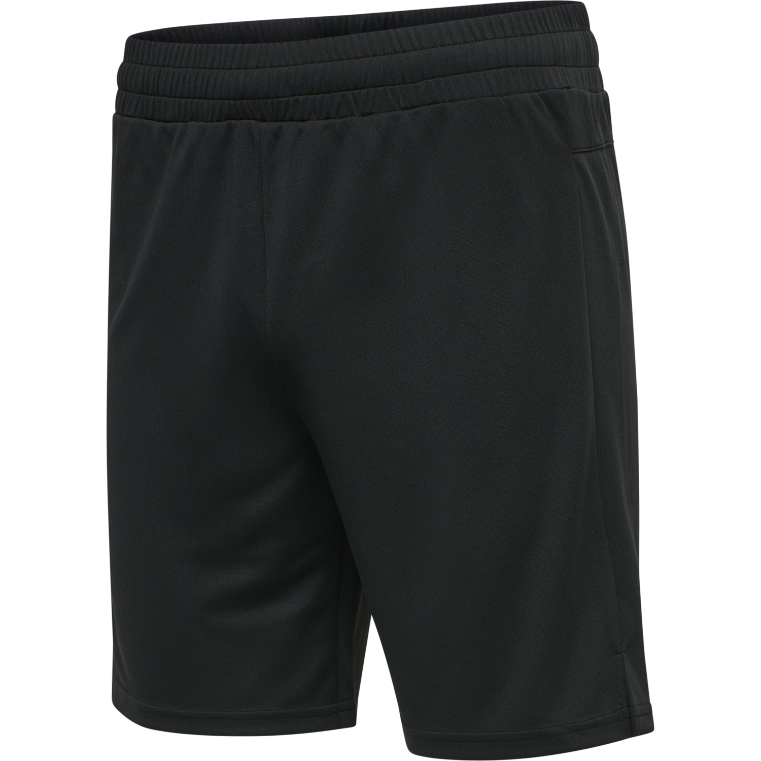 hmlTE TOPAZ 2-PACK SHORTS, BLACK/INSIGINA BLUE, packshot