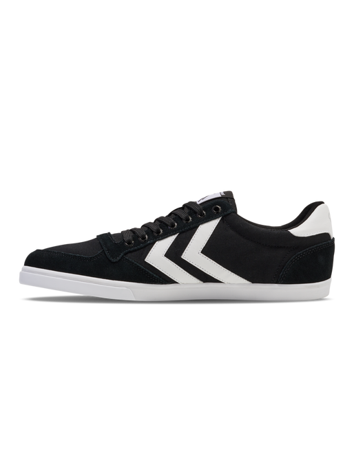 HUMMEL SLIMMER STADIL LOW, BLACK/ WHITE KH HUMMEL SLIMMER STADIL LOW, BLACK/ WHITE KH, packshot