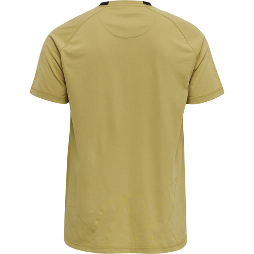 hmlCIMA XK T-SHIRT S/S, ANTIQUE GOLD, packshot