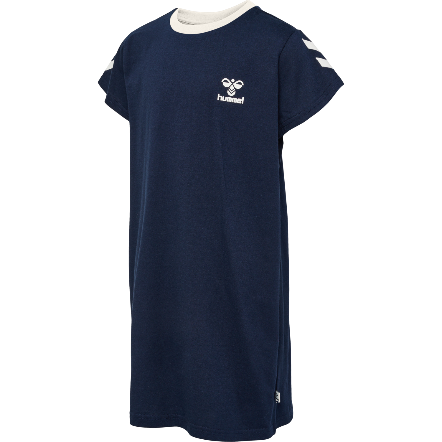 hmlMILLE T-SHIRT DRESS S/S, BLACK IRIS, packshot