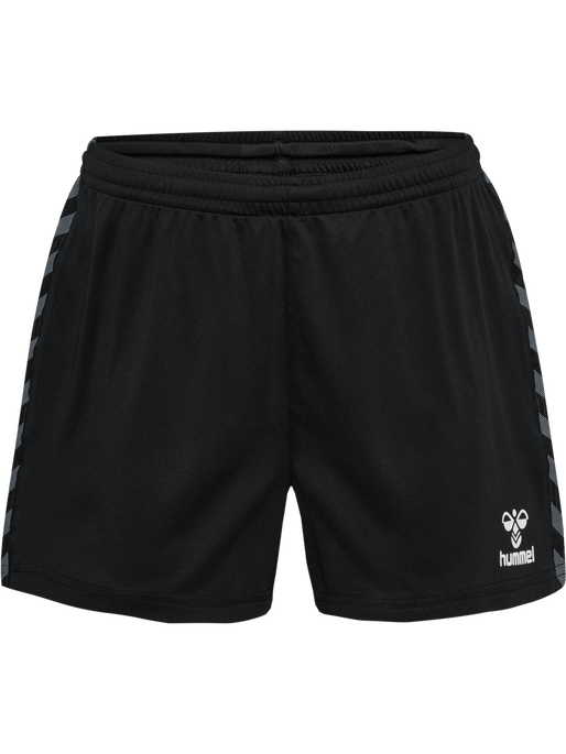 hmlAUTHENTIC PL SHORTS WOMAN, BLACK, packshot