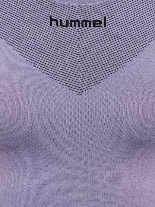 HUMMEL FIRST SEAMLESS JERSEY S/S W, LAVENDER MELANGE, packshot