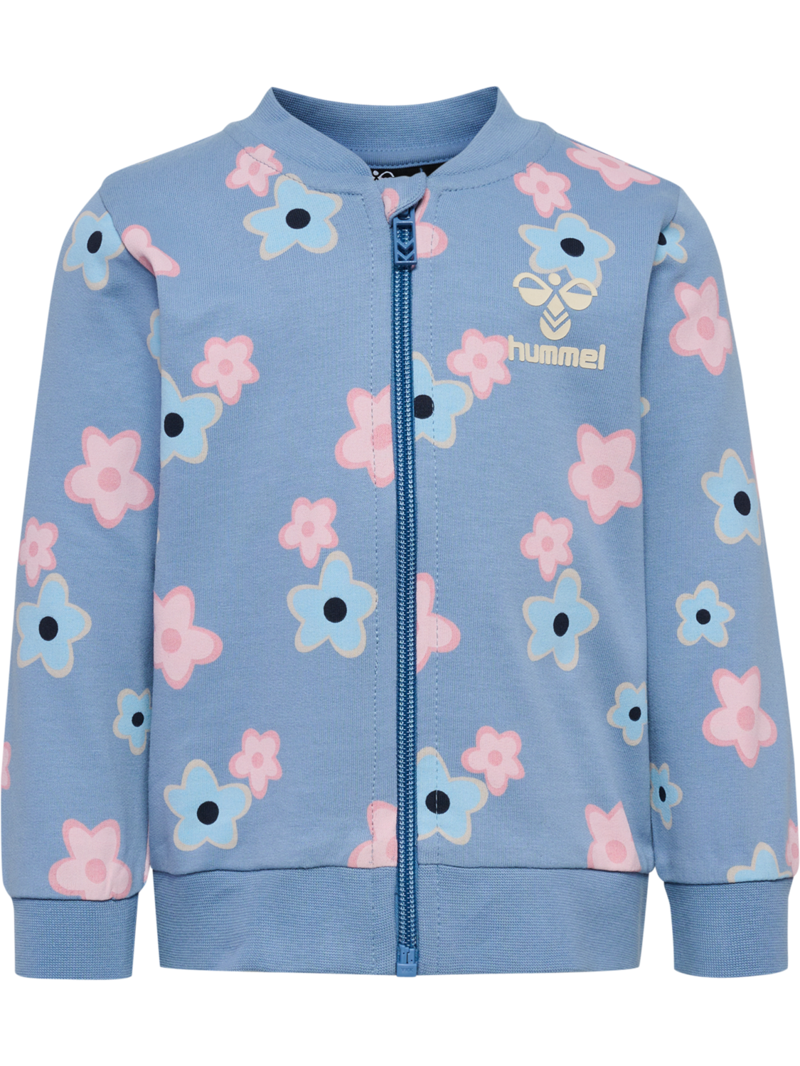 hmlRINNA ZIP JACKET, FADED DENIM, packshot